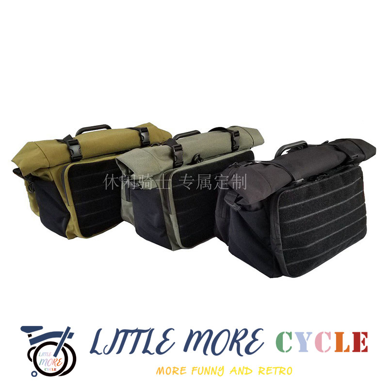 (small Merit) Small cloth accessories HEAD BAG ROLL MOUTH BAG DOUBLE SHOULDER BAG T BAG APPLY BROMPTON-TAOBAO