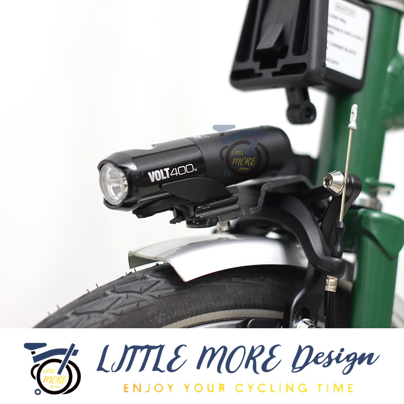 (Small silent X BROMPTON) small cloth modified Cateye cat eye headlight bracket NEW