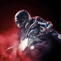 Swiss IXS RS-1000 locomotive one-piece sports leather clothes detachable slider design back hump diversion