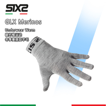 Italian SIXS GLX winter carbon fiber merino wool sports motorcycle outdoor lined gloves