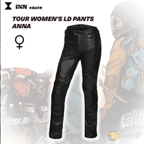 Swiss IXS ANNA womens motorcycle leather pants built-in protective gear Nappa cowhide made