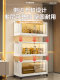 Thickened Storage Cabinet, Foldable Baby Wardrobe, Household Multi-Layer Clothing Storage Cabinet, Plastic Snack and Toy Storage Cabinet
