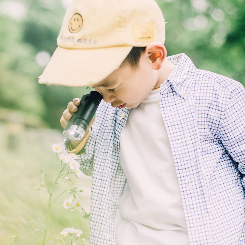 Startron Portable Microscope Metal Powder Appraisal Children Science Observation Gift Magnifier Diploid Microscopy