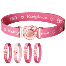 Étudiant pour enfants Princess féminin Bao Elastic Tightness Kitty Belt Loving Butterfly Knot Adjustment Length Confort Waist Seal