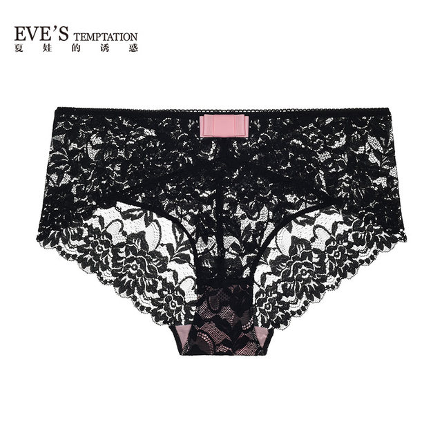 Eve's Temptation Maria ເຕັມ lace ສະດວກສະບາຍ breathable ຂະຫນາດໃຫຍ່ Sexy ແມ່ຍິງ panties ແອວຕ່ໍາ panties ສັ້ນ Boxer