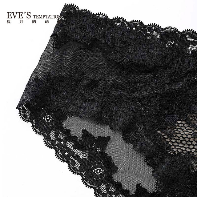 Eve's Temptation Natalie Lace ຊຸດຊັ້ນໃນຂອງແມ່ຍິງ Summer ບາງ Breathable ແອວຕ່ໍາແອວ Boxer Briefs ຝ້າຍບໍລິສຸດຂອງແມ່ຍິງ Crotch