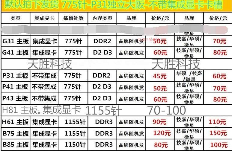 G41-D3 G31H61 AMDAM2AM3