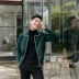 Mùa thu và mùa đông mới mỏng nam áo len đôi dây kéo Hàn Quốc quý ông thời trang kinh doanh áo len ấm áp đan áo khoác nam Cardigan