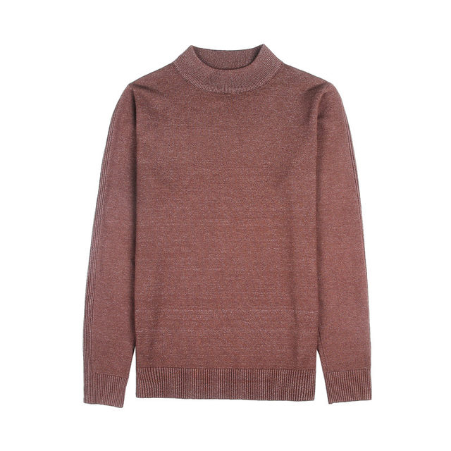 ດູໃບໄມ້ລົ່ນແບບເກົາຫຼີແບບກະທັດຮັດຂອງຜູ້ຊາຍເຄິ່ງຄໍ turtleneck ສະອາດ sweater ໄວຫນຸ່ມສີແຂງ pullover bottoming ເສື້ອ sweater knitted ງ່າຍດາຍແນວໂນ້ມ
