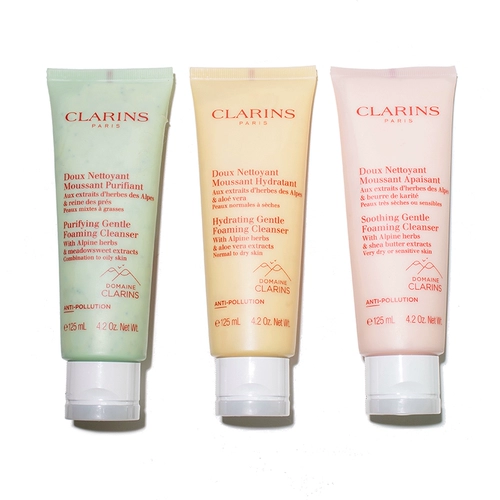 Clarins, мягкое увлажняющее матовое отшелушивающее очищающее молочко, 125 мл