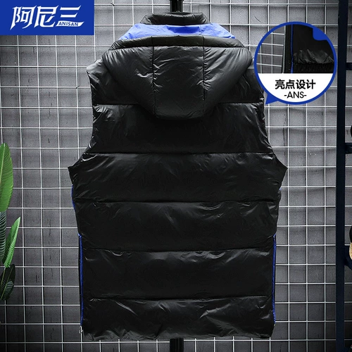 Демисезонный зимний жилет с пухом, трендовая куртка, пуховик, подходит для подростков, оверсайз, коллекция 2021