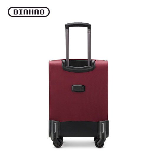 Benhao soft suitcase universal wheel trolley case anti-scratch and wear-resistant simple business men's and women's suitcase 19 inches