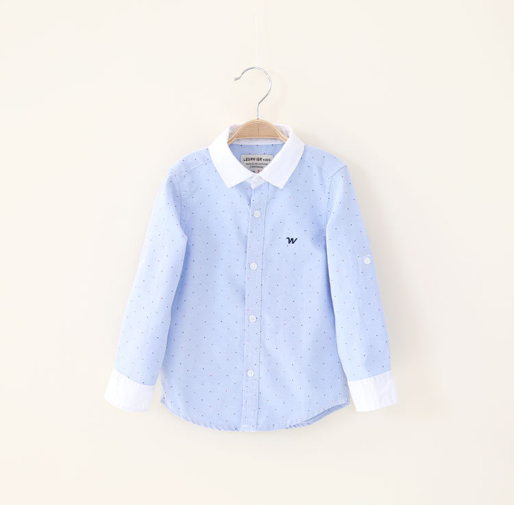 Chemise garcon à manche longue - Ref 2075804 Image 8