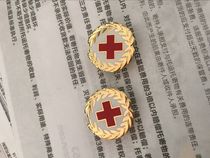 Coat of Arms of the Red Cross of China Hospital Badge Brooch Red Cross souvenirs