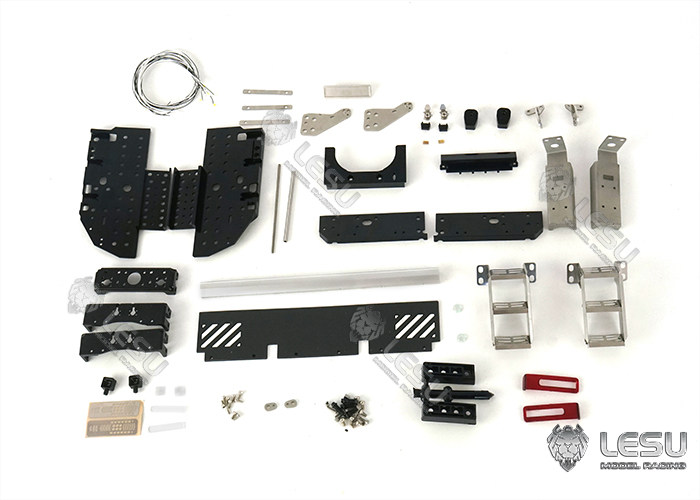 LESU Metall-Heckstoßstangenleuchte für 1/14 RC Tamiyay Traktor-LKW-Modell – Detail 2