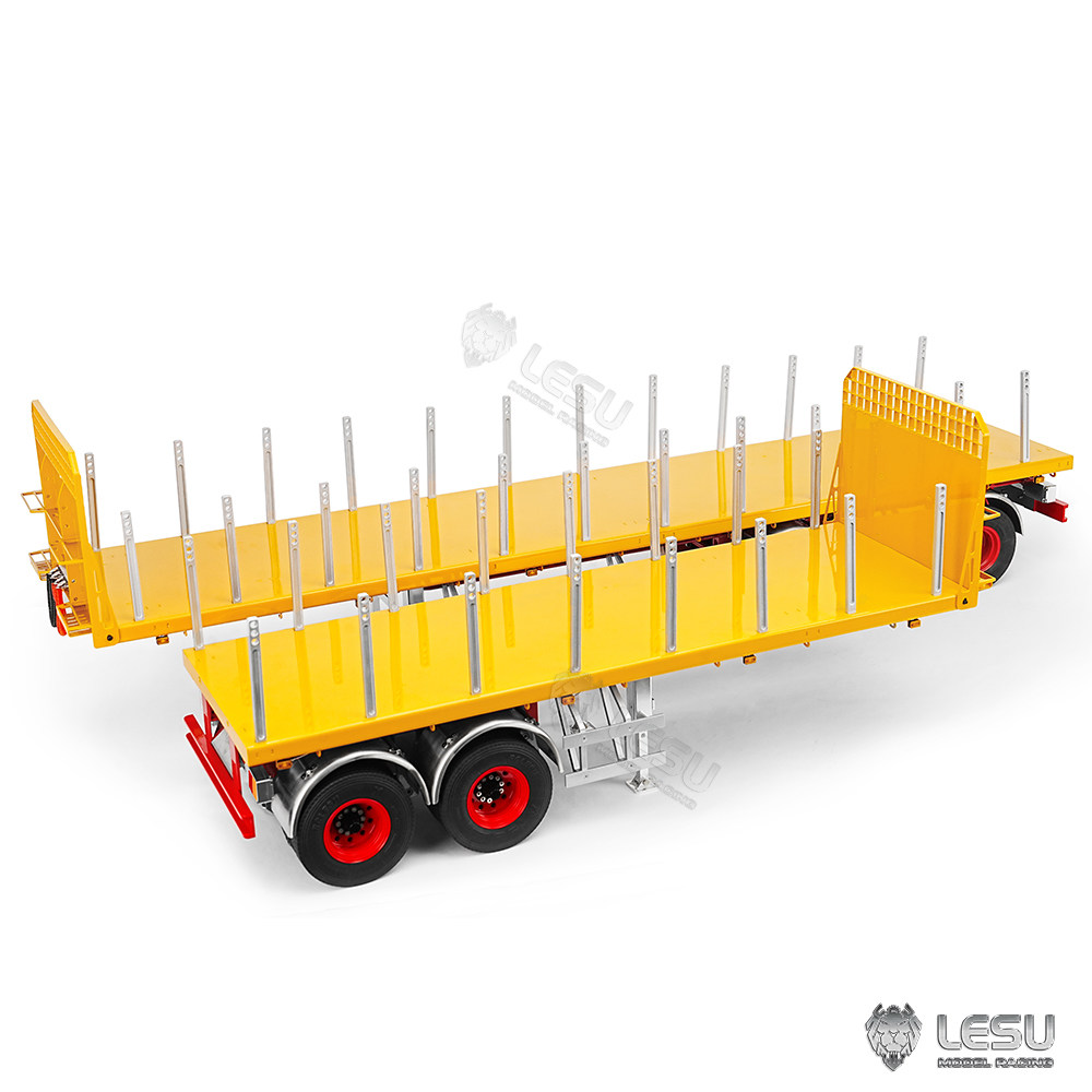 1/14卡车半挂车模型 🚚 田宫20尺40尺拖车拖板车 LESU-遥控车升级件-淘宝好物网
