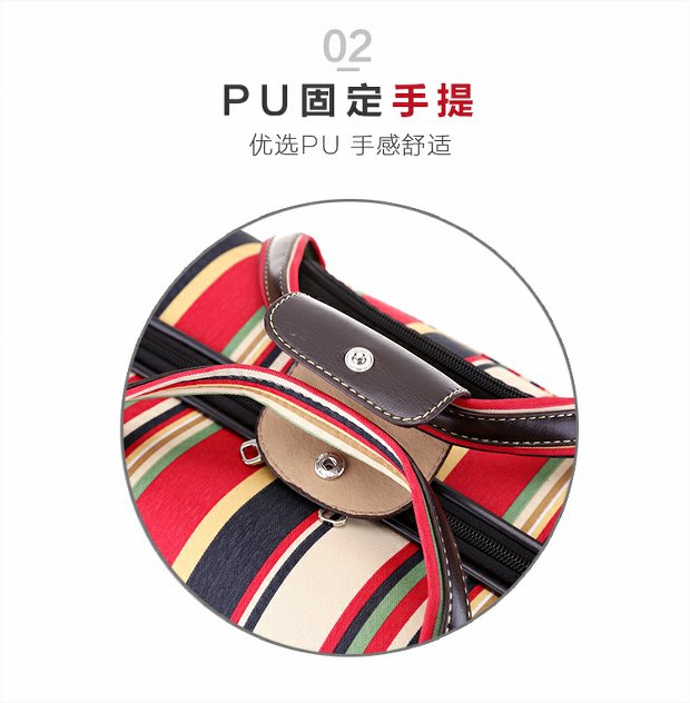 Túi xách du lịch siêu nhẹ sọc sọc Oxford vải nam và nữ túi du lịch túi hành lý khung gầm 16 inch 18 inch vali rimowa