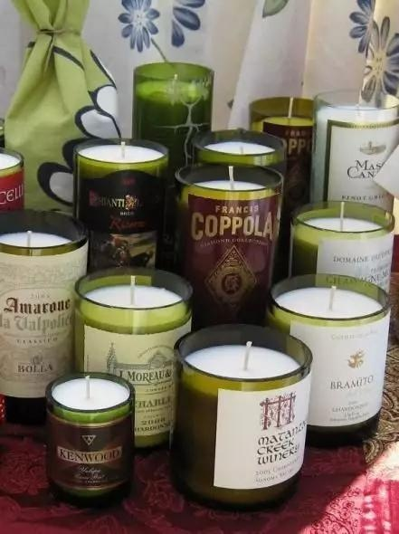 Wine bottle candle lamp original bottle wine bottle candle table lamp decorative lamp bottle lamp wine lamp