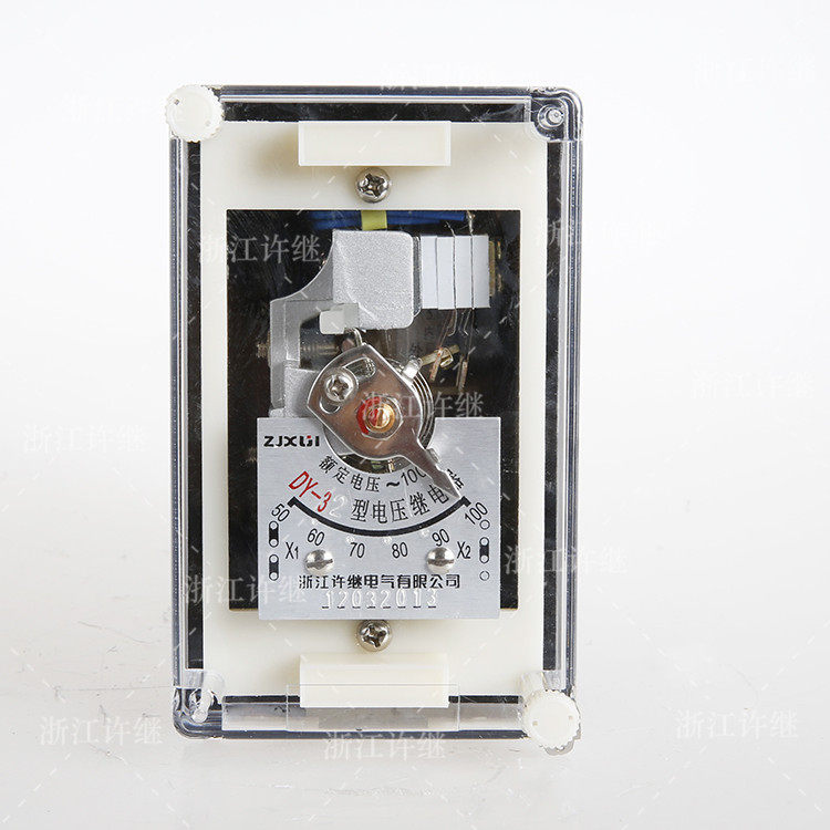 Original Xu Ji voltage relay DY-32 60C 200V 400V power board front wiring with base