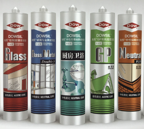 Dow Corning Taoxi glass glue NP neutral GP acid translucent white black waterproof anti-mildew sealant silicone