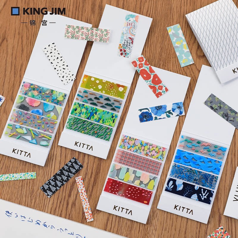 Spot Japan FairyPalace KITTA New Clear Transparent Laser Adhesive Tape Portable small flower dotted with lace hand ledger