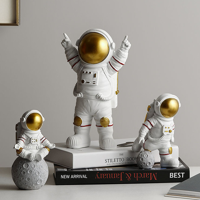 Nordic Modern Minimalist Astronauts Small Pendulum Pieces Home Ornament Cute Astronaut Creative Children Room Desktop Soft-fit