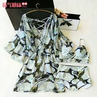 Người mẫu mặc đồ bơi bikini bikini ba mảnh của Hàn Quốc bảo thủ liền kề che bụng gợi cảm là mỏng che thịt thơm nhỏ bo bikini
