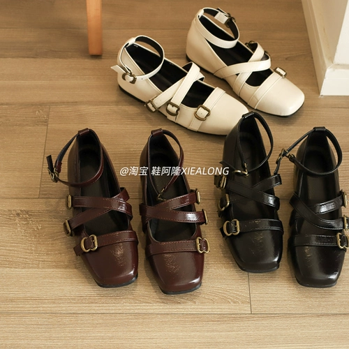 Высокая обувь, летний ремень, пряжка, подходит с юбкой, французский стиль