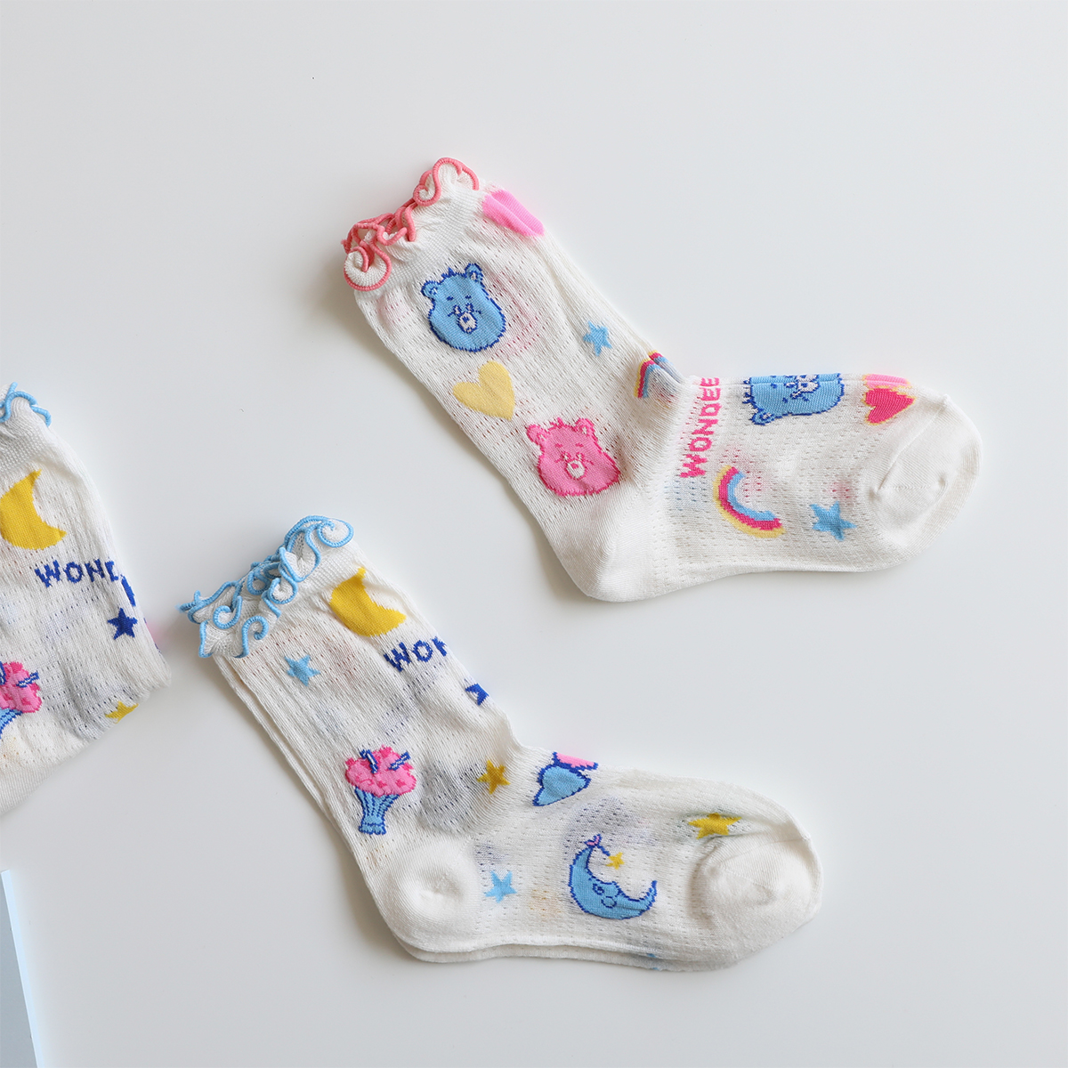 Osoi mùa xuân và mùa hè vớ thỏ lưới mỏng Nhật Bản Loli dễ thương vớ cotton trong vớ ống - Vớ sợi tre tất hàn quốc