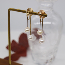 The variety of unique front and back layers of Pearl Green Crystal lace Joker ear clip no ear hole sweet temperament ear ring clip