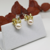 925 Silver Simple Short Freshwater Pearl Short Ear Clips No Ear Pole Ear Pole Earrings Sweet Painless