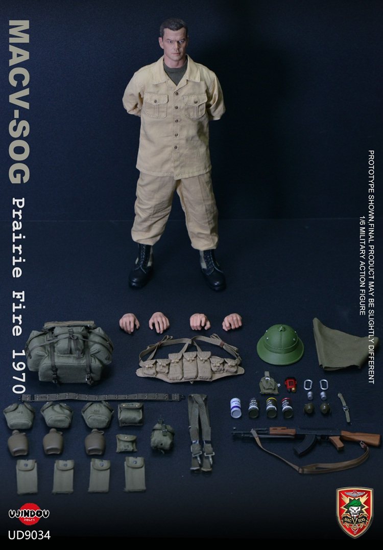 MACV SOG Prairie Fire 1970 UJINDOU 1/6 Scale Male Action Figure