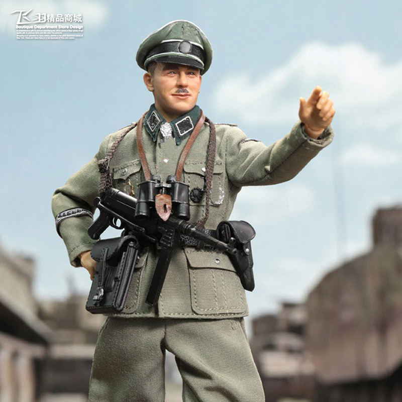 Did Palm Hero New Product Ss Commander Kurt Armored Maier 1/12 Soldier Model Xd80041