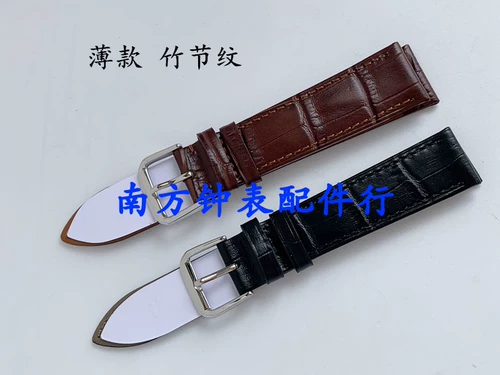 Тонкий ремешок для часов, бамбуковые женские часы подходит для мужчин и женщин, из натуральной кожи