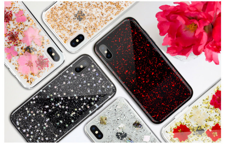 SwitchEasy Flash Shockproof Glitter Case Cover for Apple iPhone X/8 Plus/7