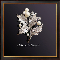 Na Ridool Leaves Alloy Brooch Brooch Brooch with Chested Brooch for Women Japan and South Korea