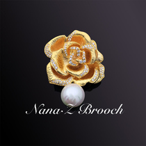 Na Ridodoro Rose Brooch High-end Female Design Sensation Extravagant not a gift from Japan Japan and South Korea High sense to send Mom