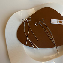 s925 silver needle ultra-fairy silver butterfly junction flow Suearnail small crowdsourced design ins lukewarm wind length Earrings 302