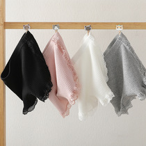 Childrens summer safety pants cotton girls three-point underwear anti-light bottoming little girl baby lace shorts