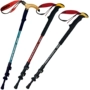 HWB 沧海 sợi carbon khóa trekking cực đi bộ đường dài ngoài trời núi siêu nhẹ mía T xử lý thân thẳng gậy đi bộ gấp gọn có đèn