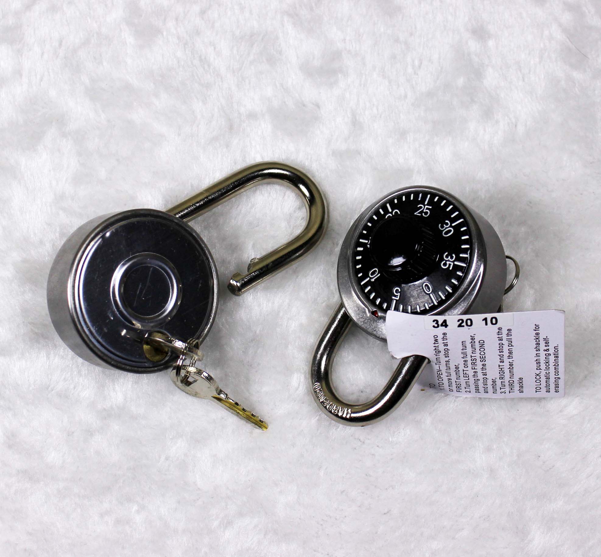 Large number stainless steel turntable coded lock via open key management lock more wardrobe door