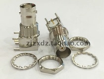 RF RF connector BNC-KWE KWHD PCB board end horizontal coaxial connector Q9 female base length 34MM