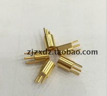 MMCX-KE three-pin bore welding PCB plate edge patch cylindrical socket coaxial connector