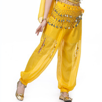 Belly dance pants clothing costume performance Indian dance performance clothing new special price hanging coin bloomers