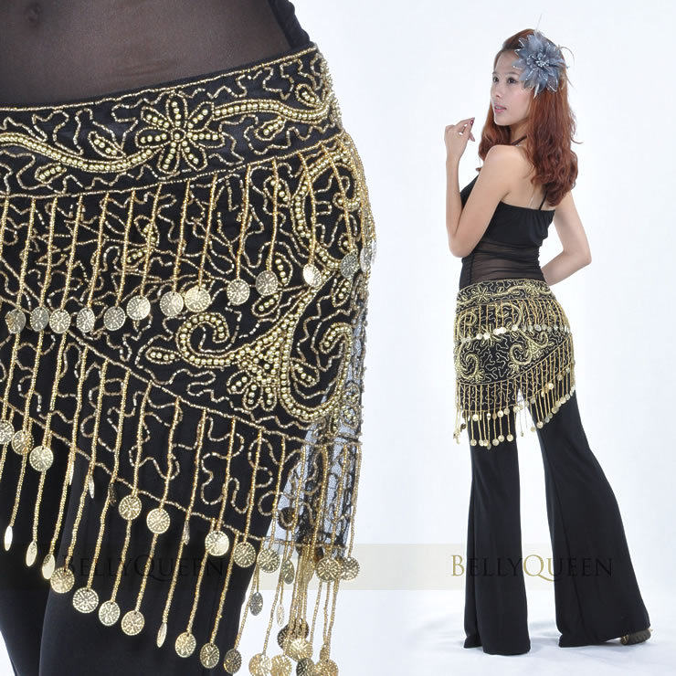 Belly dance waist chain Waist towel Arm towel Indian dance costume suit belt New special 150 yuan four-pointed star waist chain