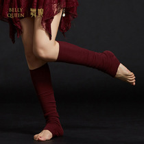  Dancers new belly dance socks feet cover over-the-knee long tube stomp practice socks non-slip dance socks 1#