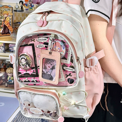 Японский милый вместительный и большой ранец, сумка через плечо, надевается на плечо, для средней школы, 15см, 10см