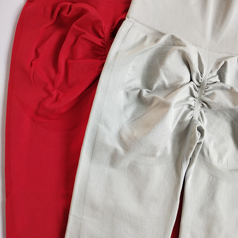 Леггинсы, быстросохнущие дышащие штаны, эластичное спортивное белье для коррекции формы бедер для тренировок для спортзала, высокая талия, в обтяжку 