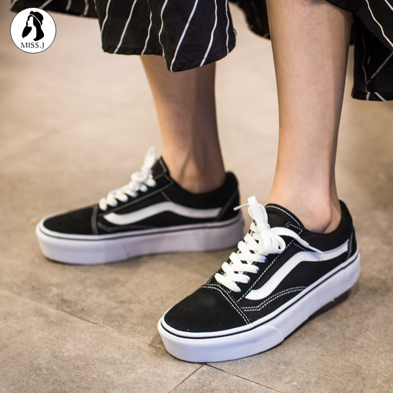 black vans thick sole