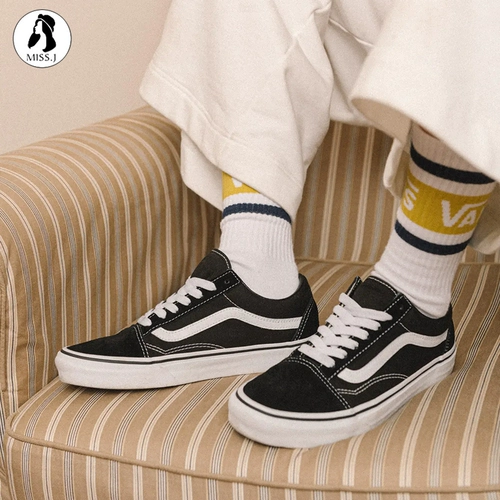 VANS Ван Сиси мужская женская обувь классическая черно -белая старая шкур для ботинки пара холст туфли vn000d3hy28
